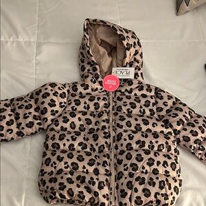 The Children's Place Leopard Print Puffer Jacket